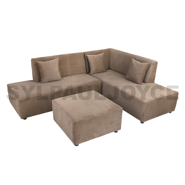 Alberto Corner Sofa with Stool - Sylpauljoyce Furniture, Lights & Decor