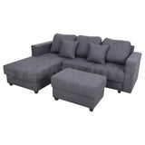 Nognog L-shape Sofa with Stool