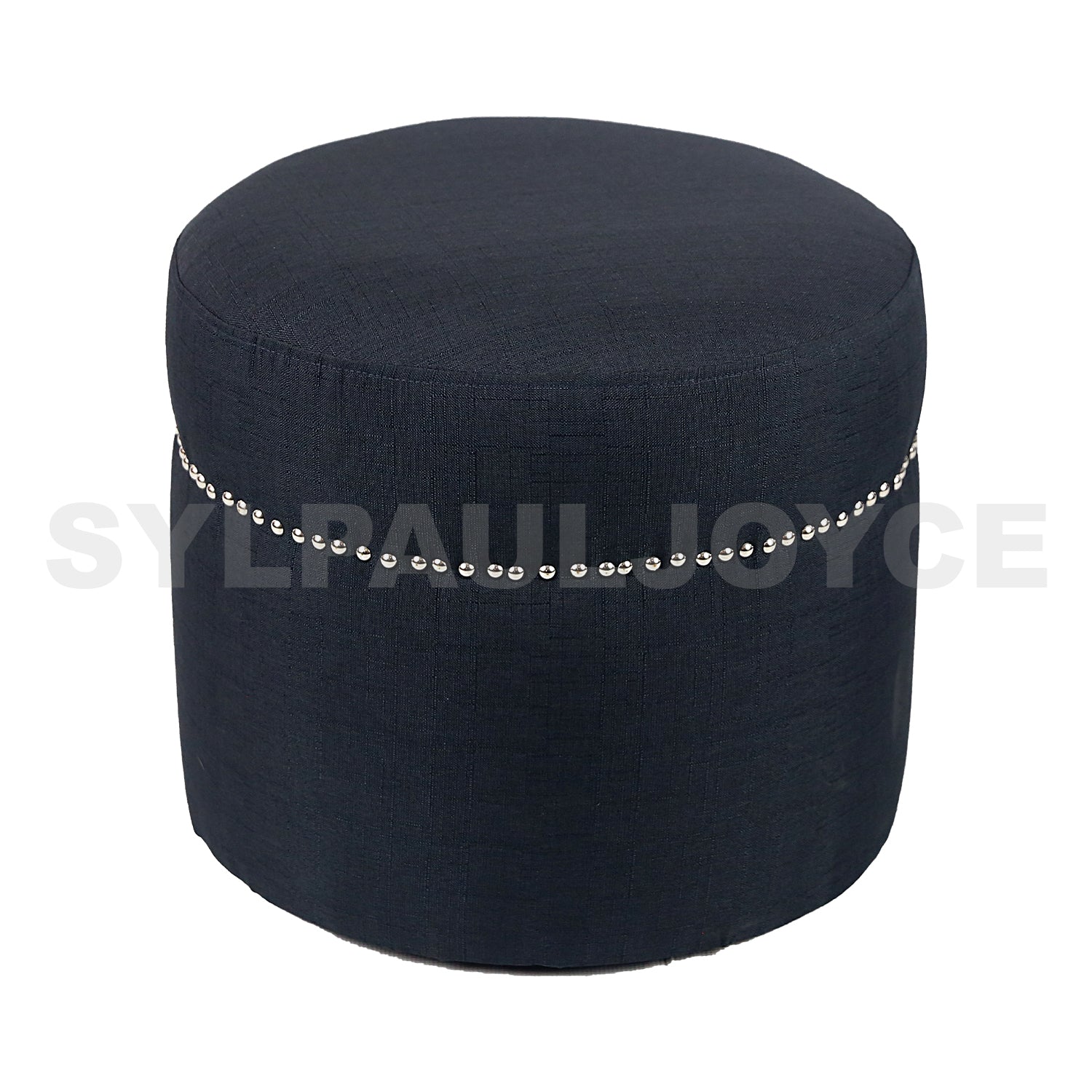 Cotton Round Ottoman