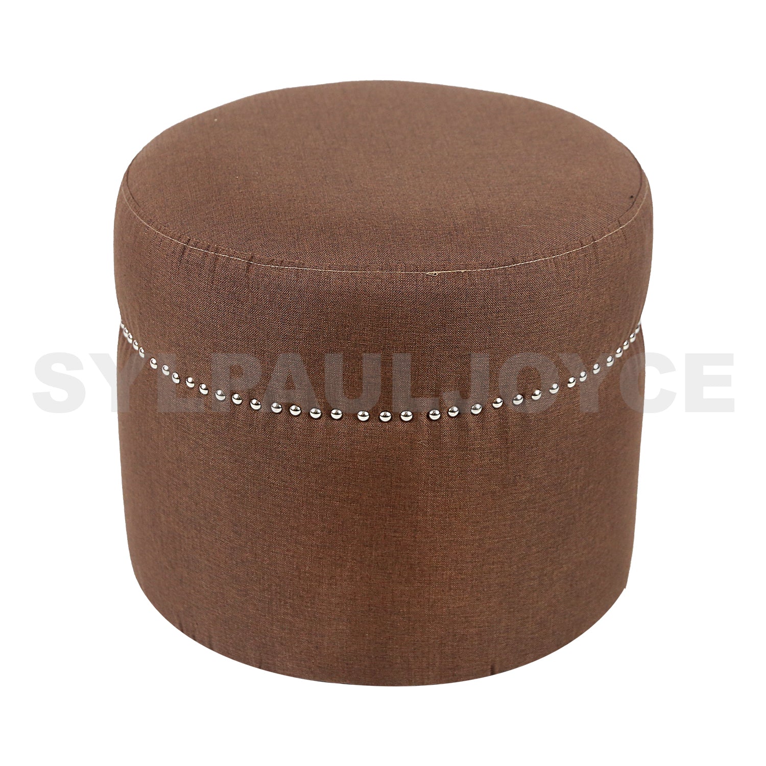 Cotton Round Ottoman