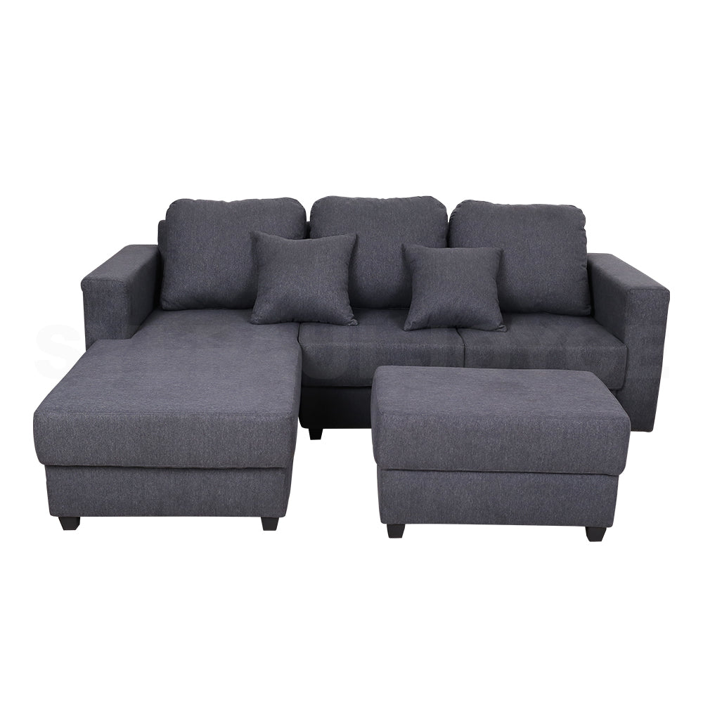 Nognog L-shape Sofa with Stool