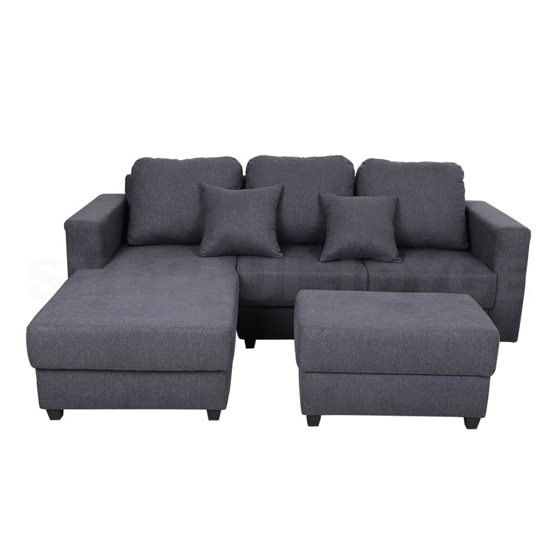 Nognog L-shape Sofa with Stool