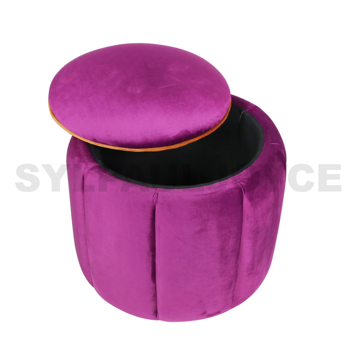 Pia Round Stool with Storage