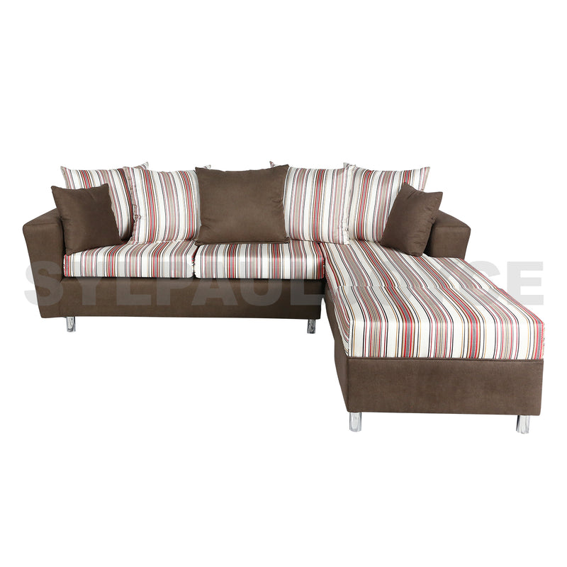 Soprano L-shape Sofa with Stool