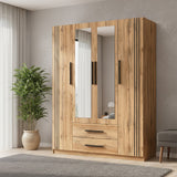 Rica 4-Door Wardrobe