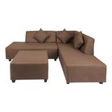 Alberto Corner Sofa with Stool