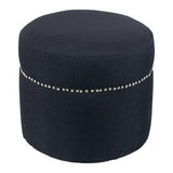 Cotton Round Ottoman