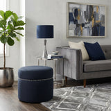 Cotton Round Ottoman