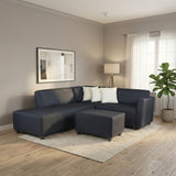 James Corner Sofa with Stool