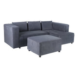 Novalyn L-shape Sofa with Stool