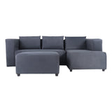 Novalyn L-shape Sofa with Stool