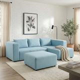Novalyn L-shape Sofa with Stool