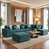 Sandara Corner Sofa with Stool