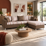 Soprano L-shape Sofa with Stool