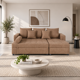 Tommy L-shape Sofa with Ottoman