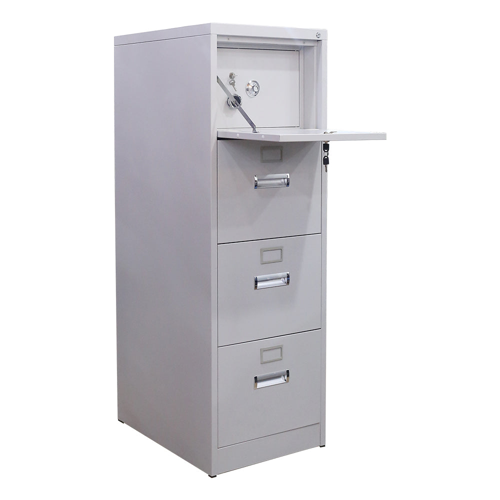 Arda 4-Drawer Vertical Filing Cabinet with Safe