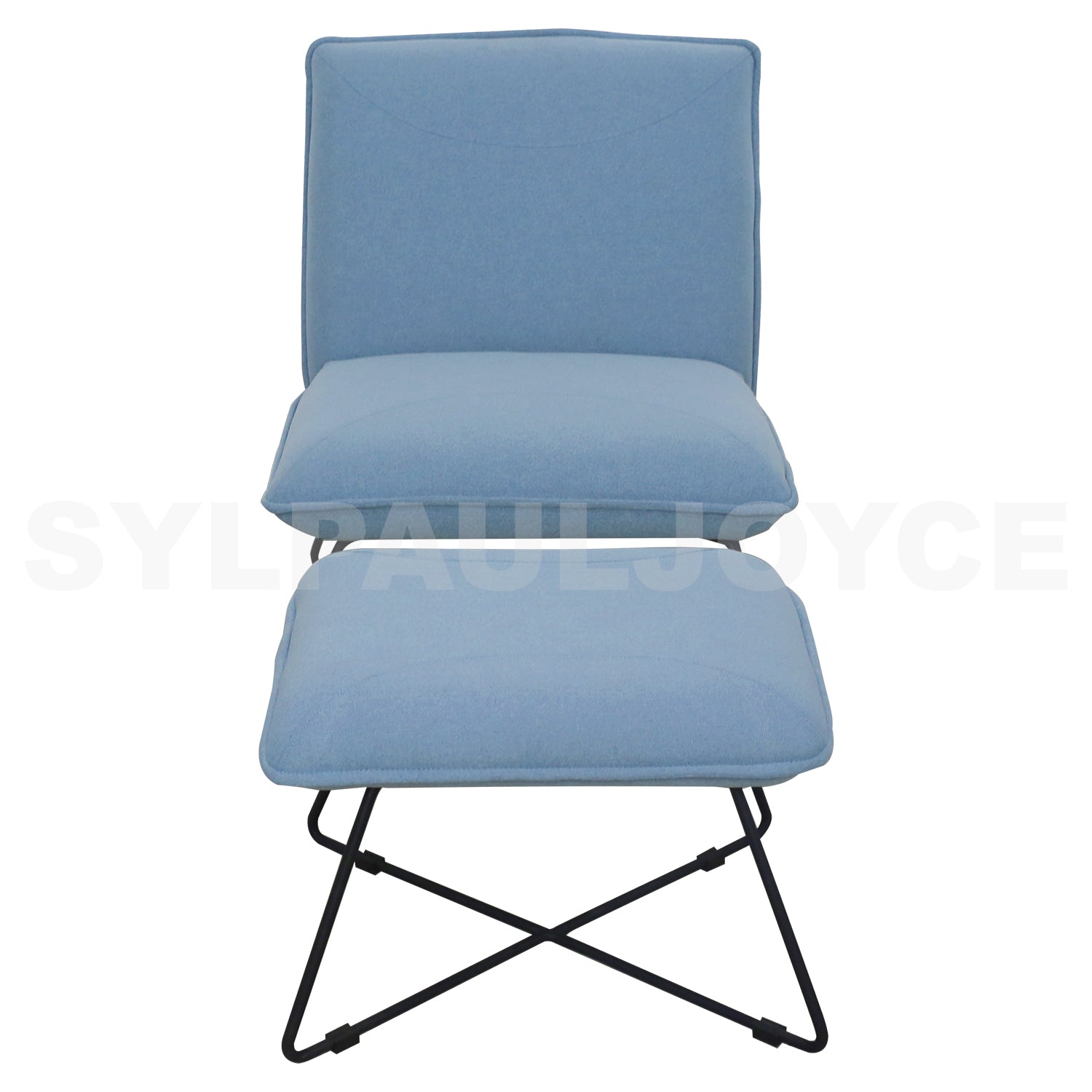 Jane Accent Chair with Stool